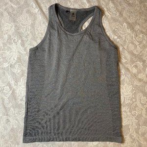 Second Skin Aqua Grey Athletic Tank